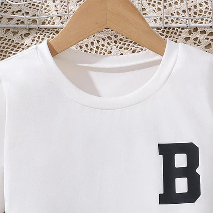 Sommer-Outfit für Mädchen | T-Shirt & Rock