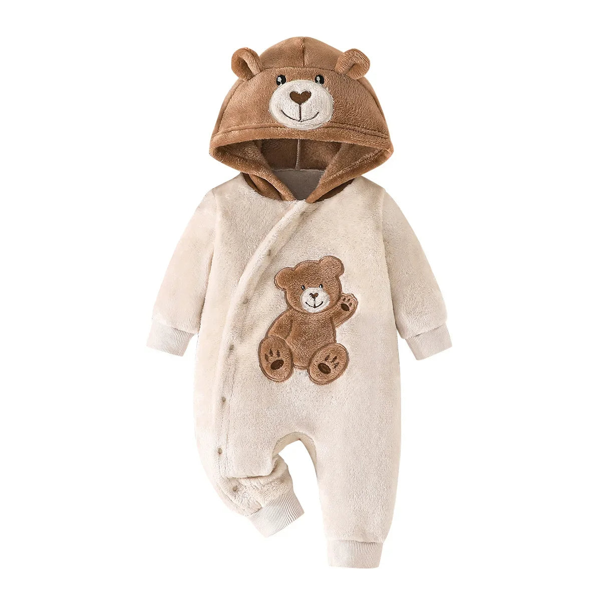 Kuscheliger Baby-Overall mit Tiermotiven