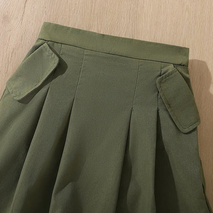 Sommer-Outfit für Mädchen | T-Shirt & Rock