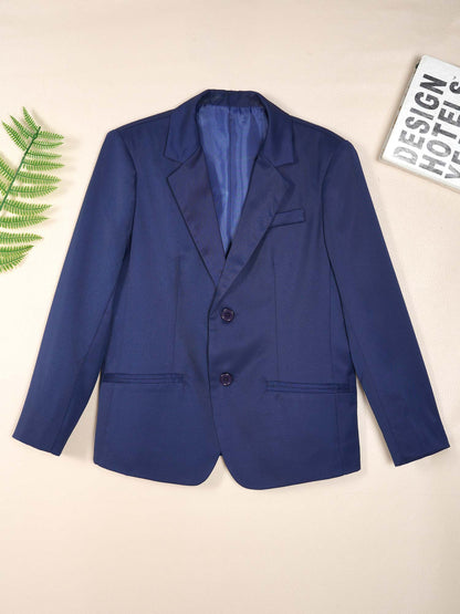 Blazer für Kinder einfarbig in den Farben schwarz, rot, weiß oder blau