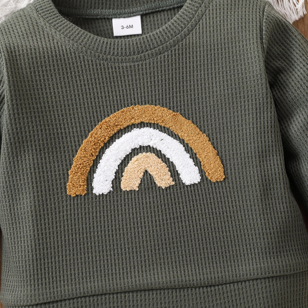 Regenbogen-Sweatshirt für Kinder – Farbenfrohe Gemütlichkeit von Modern Kid