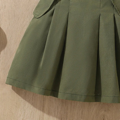 Sommer-Outfit für Mädchen | T-Shirt & Rock