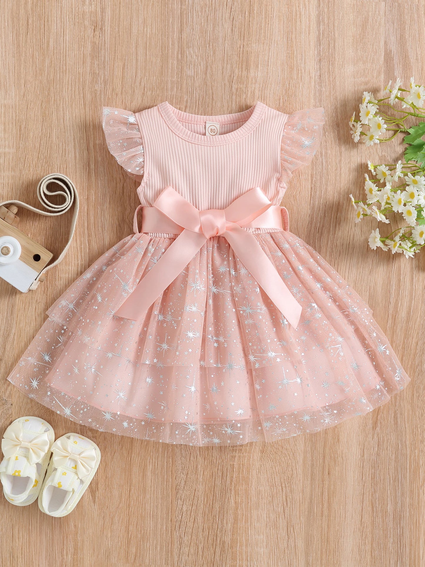 Kleid Ärmellos in Rosa & Lila | Little Star