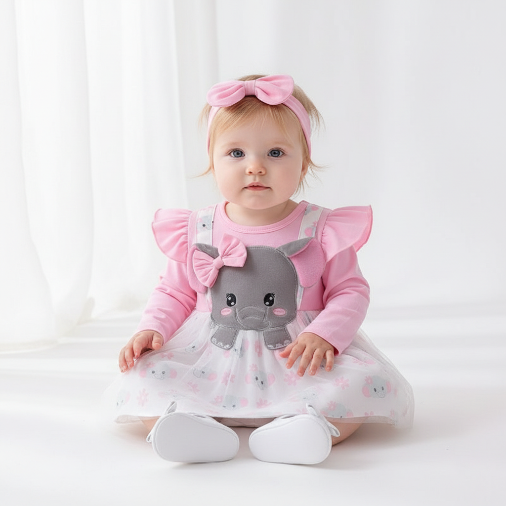 Elefantenzauber - Das Traumhafte Kinderkleid-Set