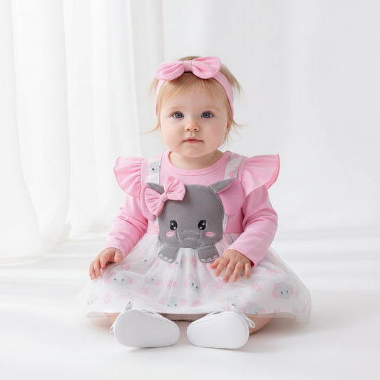 Elefantenzauber - Das Traumhafte Kinderkleid-Set