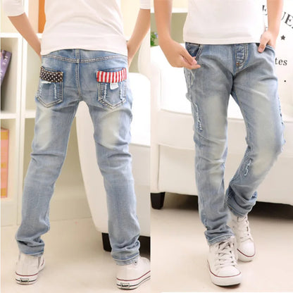 Jeanshose Light Denim mit Hosenbund