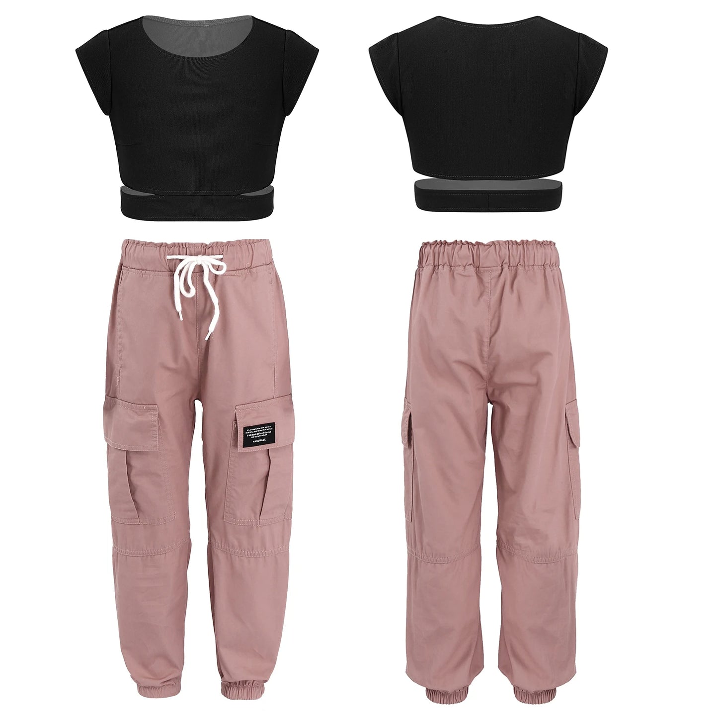 Set für Mädchen | Top & Cargohose