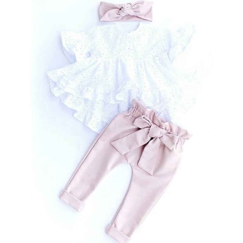 Baby Set 2-teilig für Mädchen | Bluse & Hose