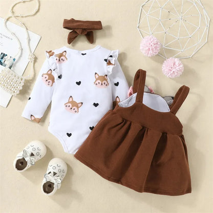 Baby Set 3-teilig Mädchen | Fuchs