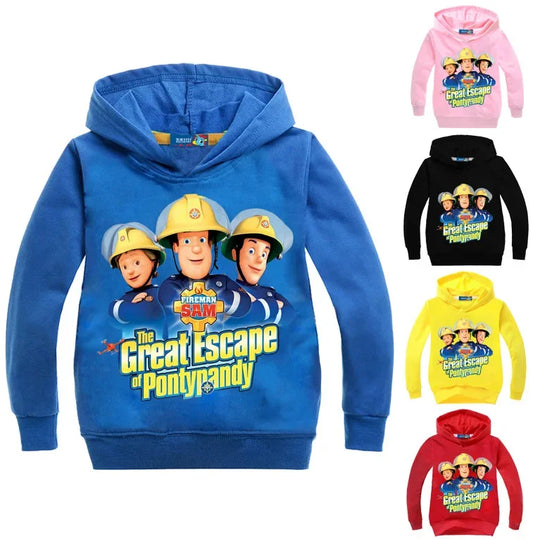 Feuerwehrmann Sam Hoodie in verschiedenen Farben