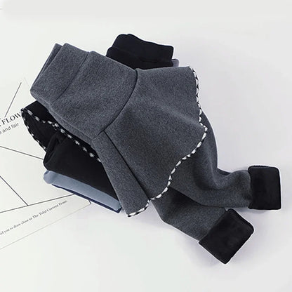 Leggings mit Rock und kuscheligem Fleece-Innenleben