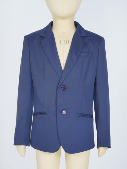 Blazer für Kinder einfarbig in den Farben schwarz, rot, weiß oder blau
