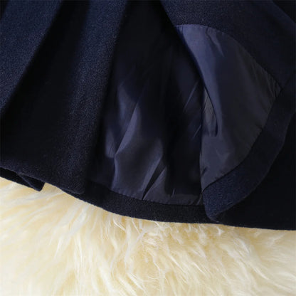 Baby Mantel für Mädchen - Schwarz, Rosa oder Beige