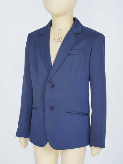 Blazer für Kinder einfarbig in den Farben schwarz, rot, weiß oder blau