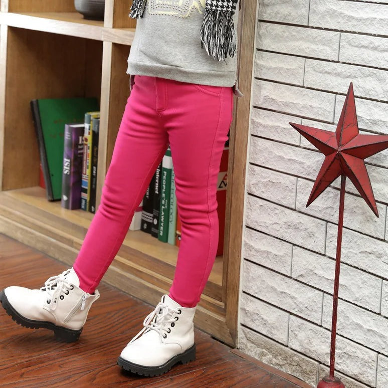 Jeggings mit Fleece-Innenleben einfarbig | Verschiedene Farben