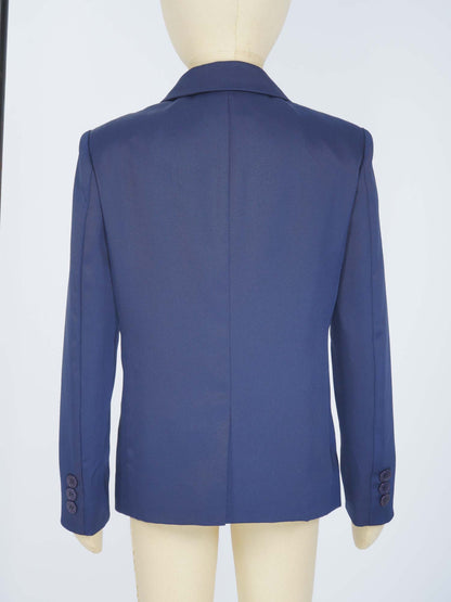 Blazer für Kinder einfarbig in den Farben schwarz, rot, weiß oder blau