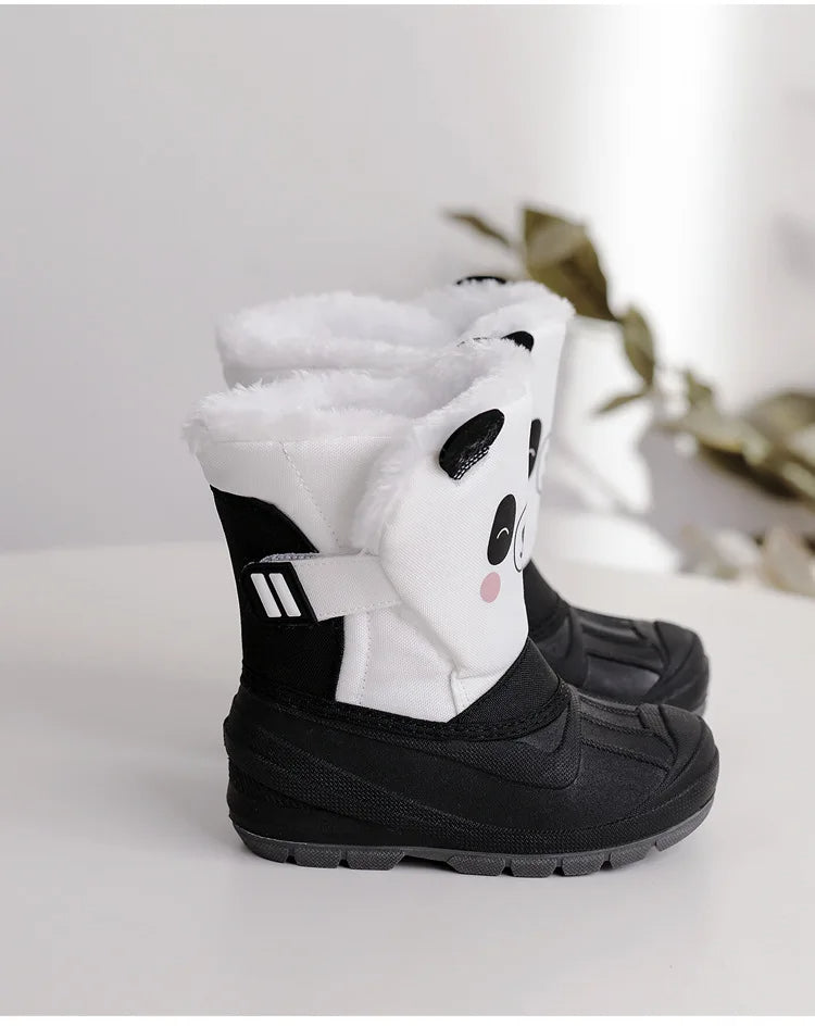 Kuschelige Panda-Winterstiefel für Kinder – Wärme und Spaß in jedem Schritt