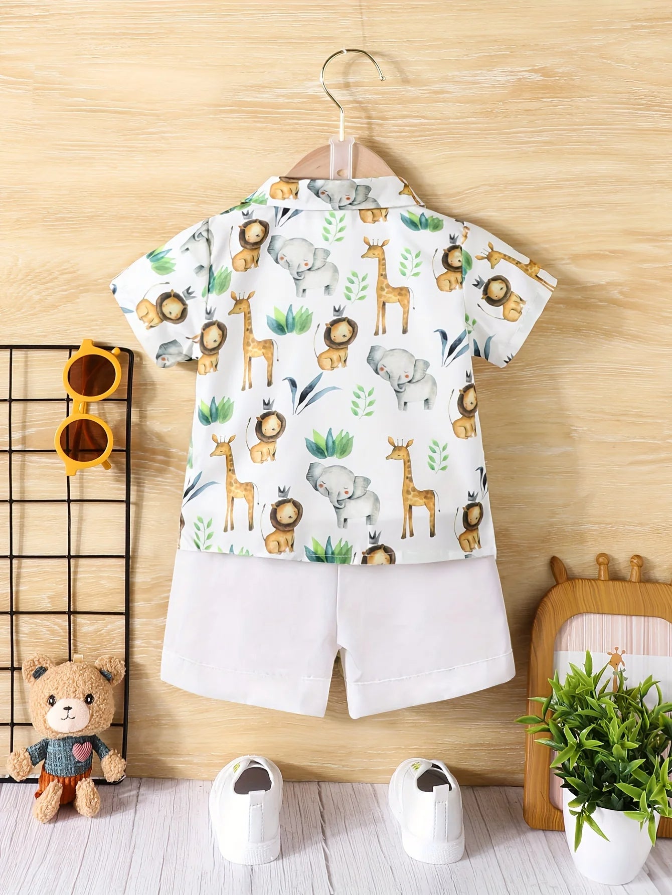 Safari-Abenteuer – 2-teiliges Baby Set für Jungen (Größe 62-98)