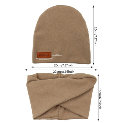 Handgemachtes Set aus Mütze & Halstuch für Kinder