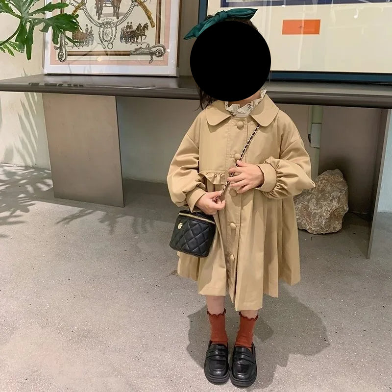 Zauberhafter Kinder-Trenchcoat für Mädchen