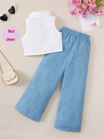 Blütenzauber-Set – Stilvolle Leichtigkeit für kleine Mädchen