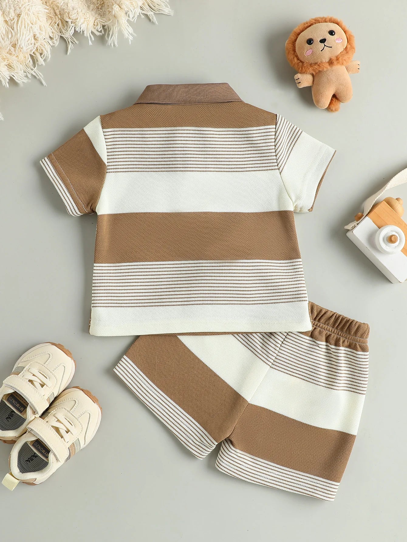 Polo-Set „Little Bear“ – Unisex Baby & Kleinkind Outfit