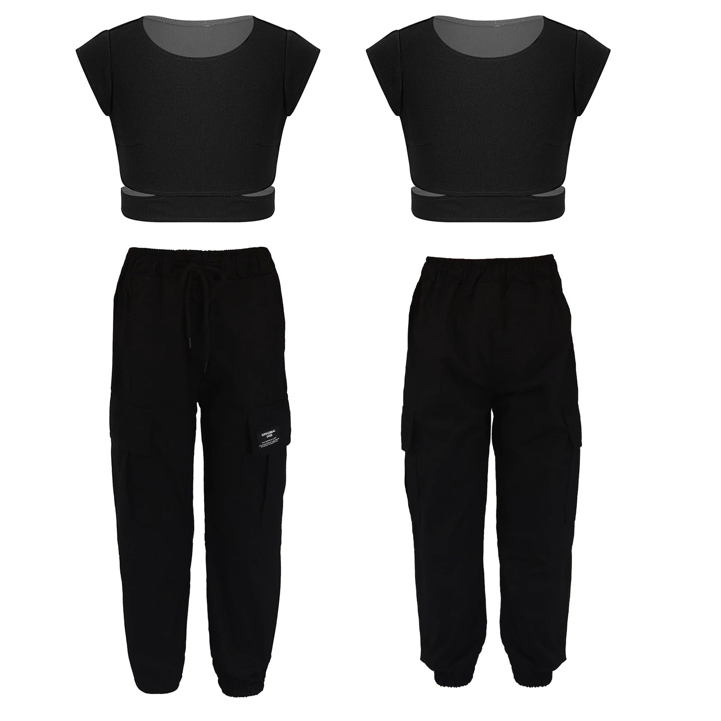 Set für Mädchen | Top & Cargohose