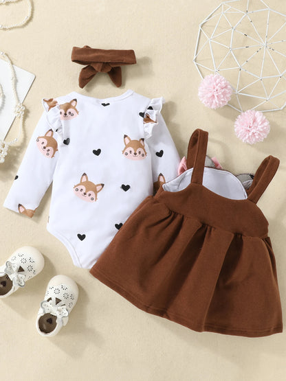 Baby Set 3-teilig Mädchen | Fuchs