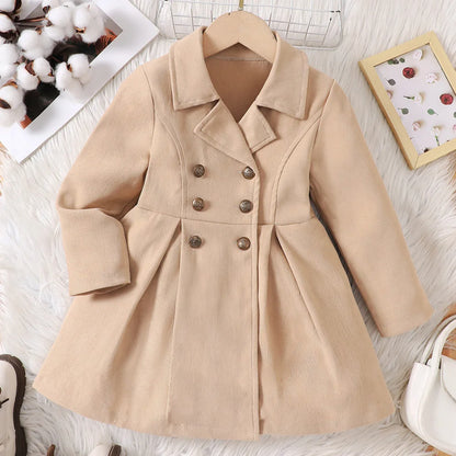 Eleganter Kinder-Trenchcoat für Mädchen