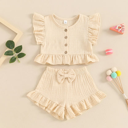 2-teiliges Baby Set – Süße Babymode für kleine Mädchen