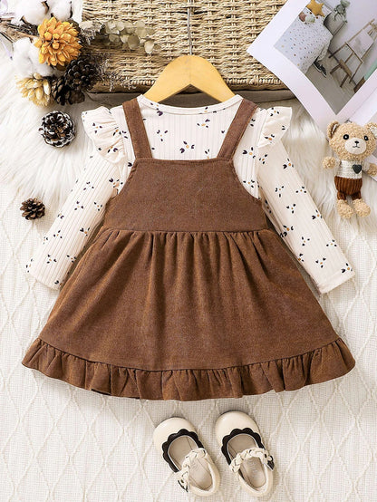 Kuschelweiches Bären-Abenteuer Set | Body & Kleid für Mädchen