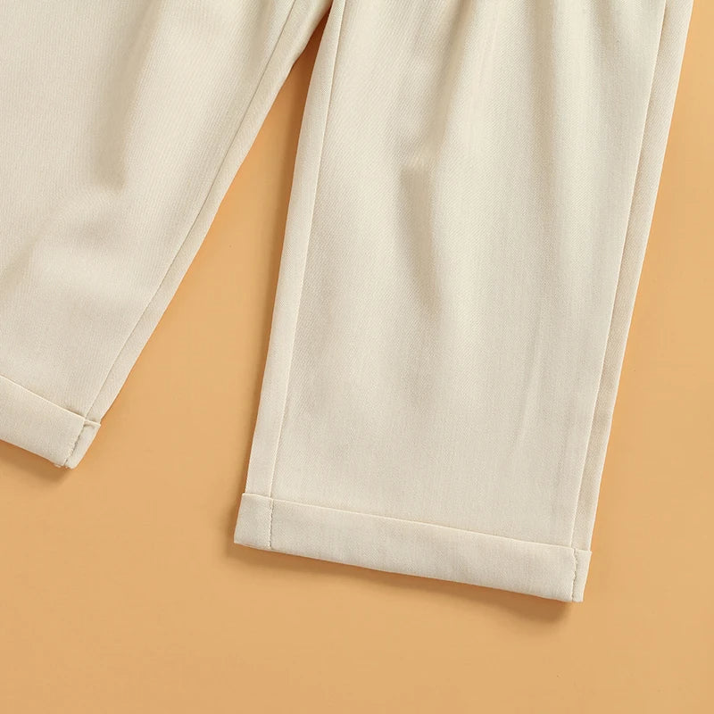 2-teiliges Set – Elegantes Top & Komfort-Hose mit Gürtel