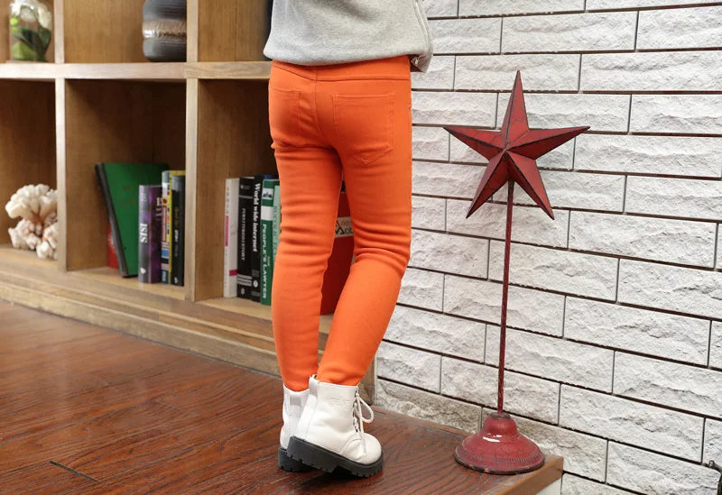 Jeggings mit Fleece-Innenleben einfarbig | Verschiedene Farben