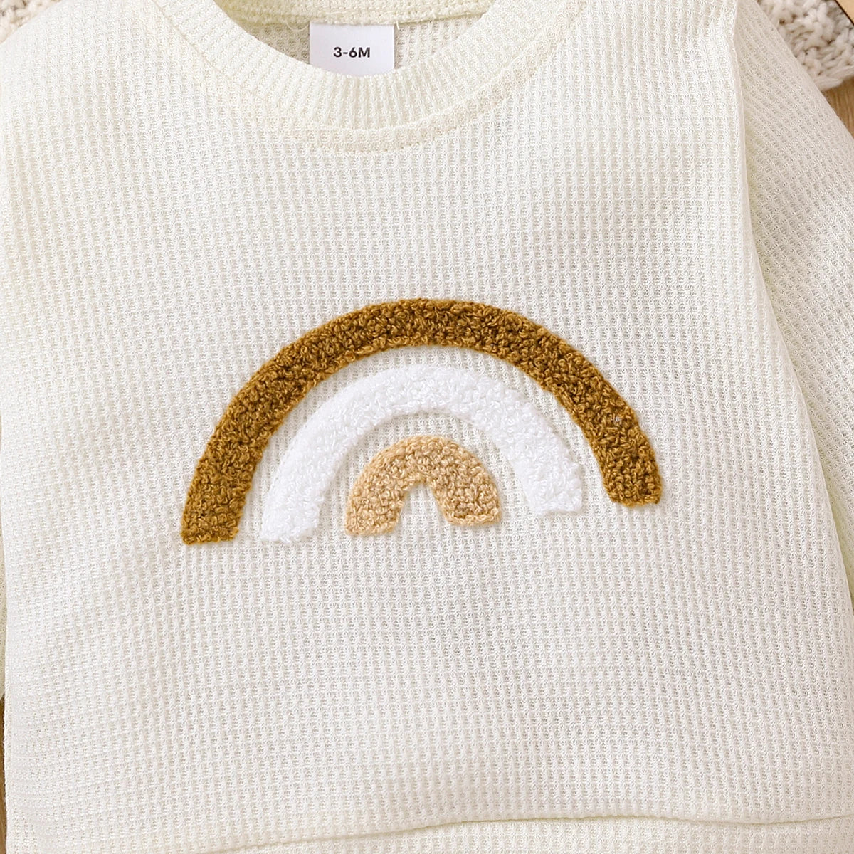 Regenbogen-Sweatshirt für Kinder – Farbenfrohe Gemütlichkeit von Modern Kid