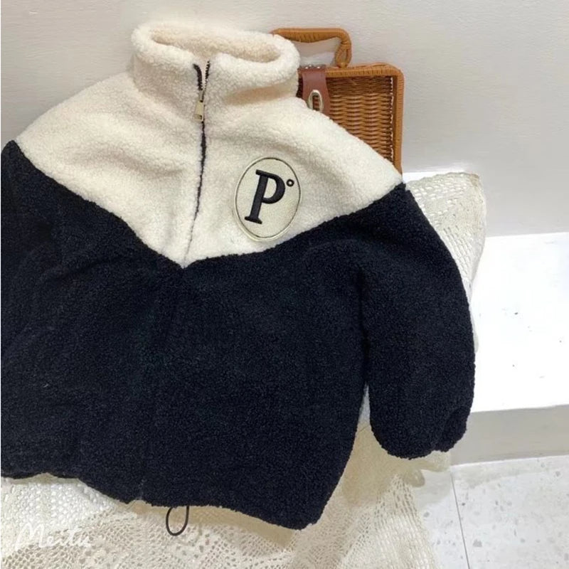 Kuschelige Jacke im sportlichen Design für Jungen