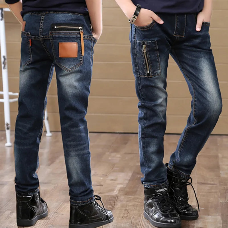 Jeanshose Dark Denim mit Hosenbund