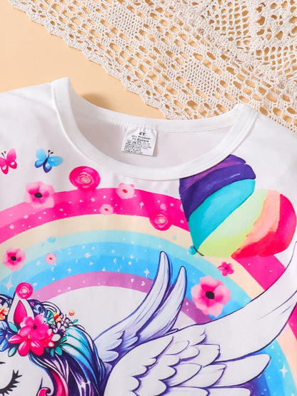 Magisches Einhorn-Outfit  – Träume in Regenbogenfarben
