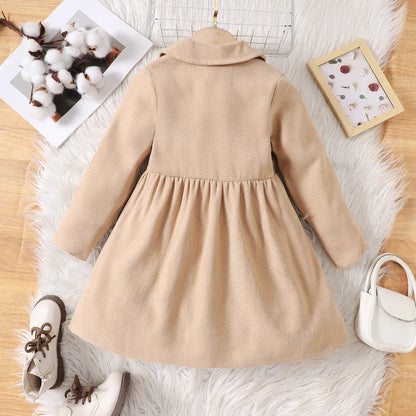 Eleganter Kinder-Trenchcoat für Mädchen