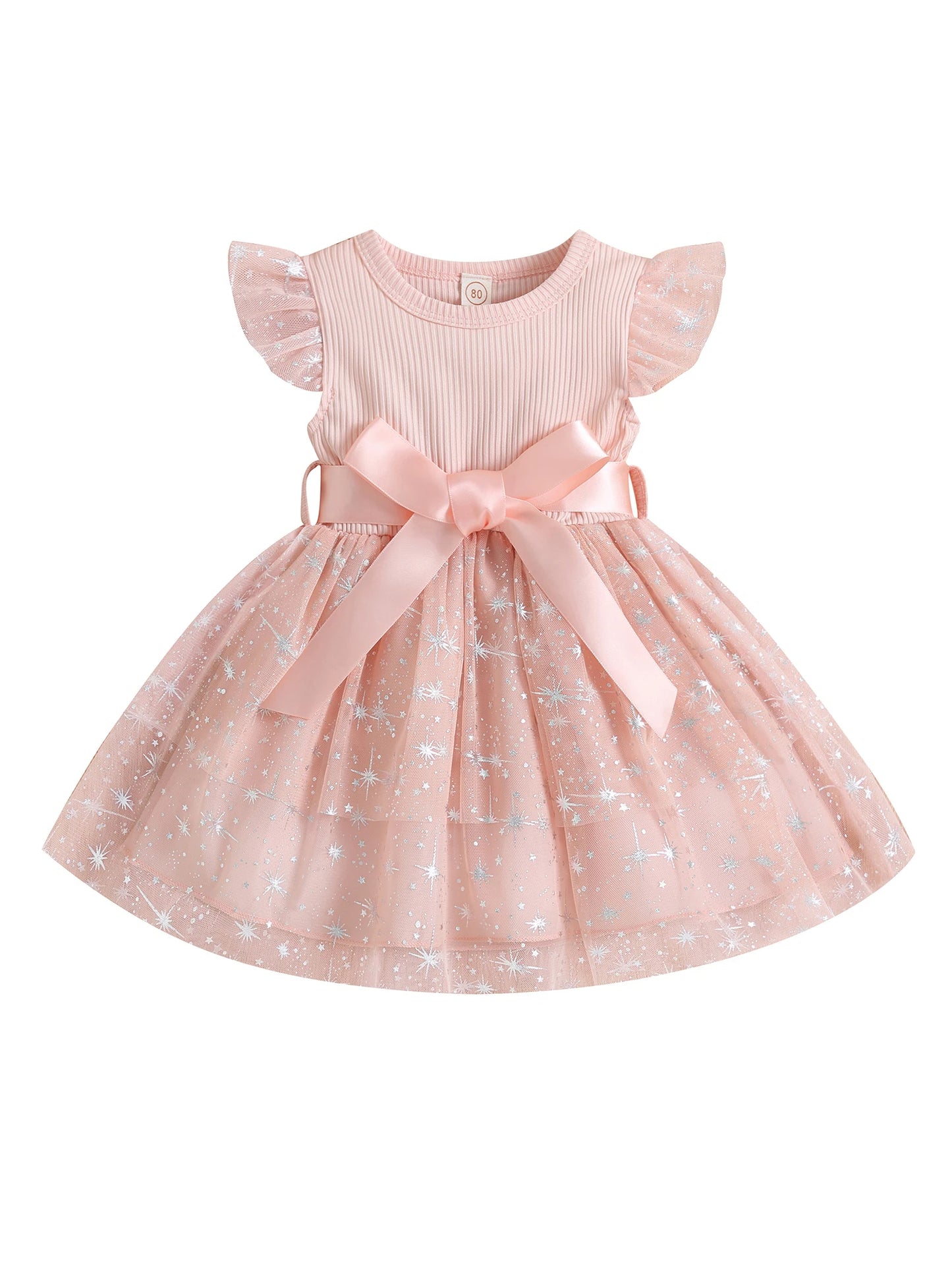 Kleid Ärmellos in Rosa & Lila | Little Star