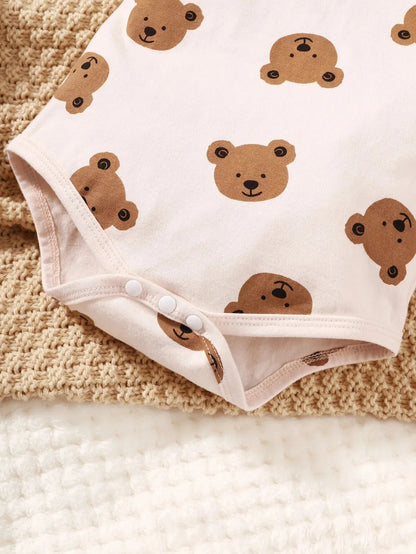 Baby Set 3-teilig für Jungen | Bär