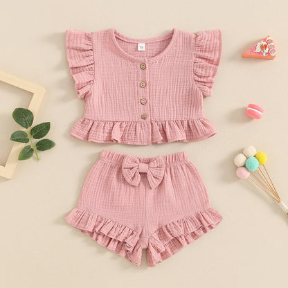 2-teiliges Baby Set – Süße Babymode für kleine Mädchen