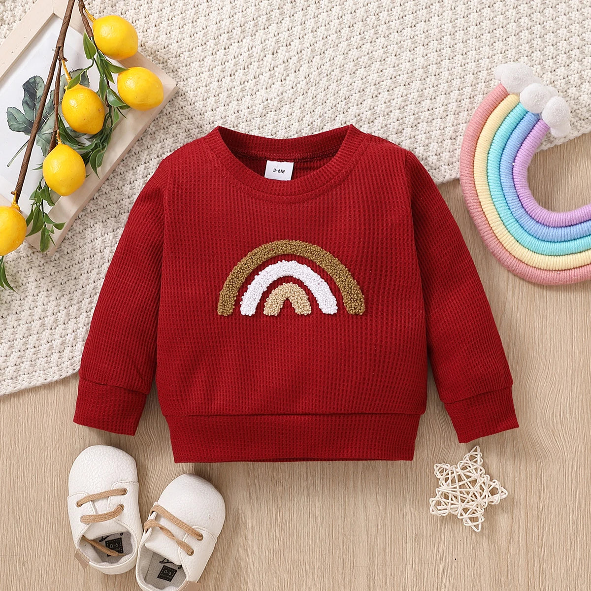 Regenbogen-Sweatshirt für Kinder – Farbenfrohe Gemütlichkeit von Modern Kid