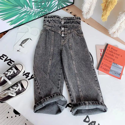 Modern Kid's Komfort-Jeans – Stilvoll und Bequem für Mädchen