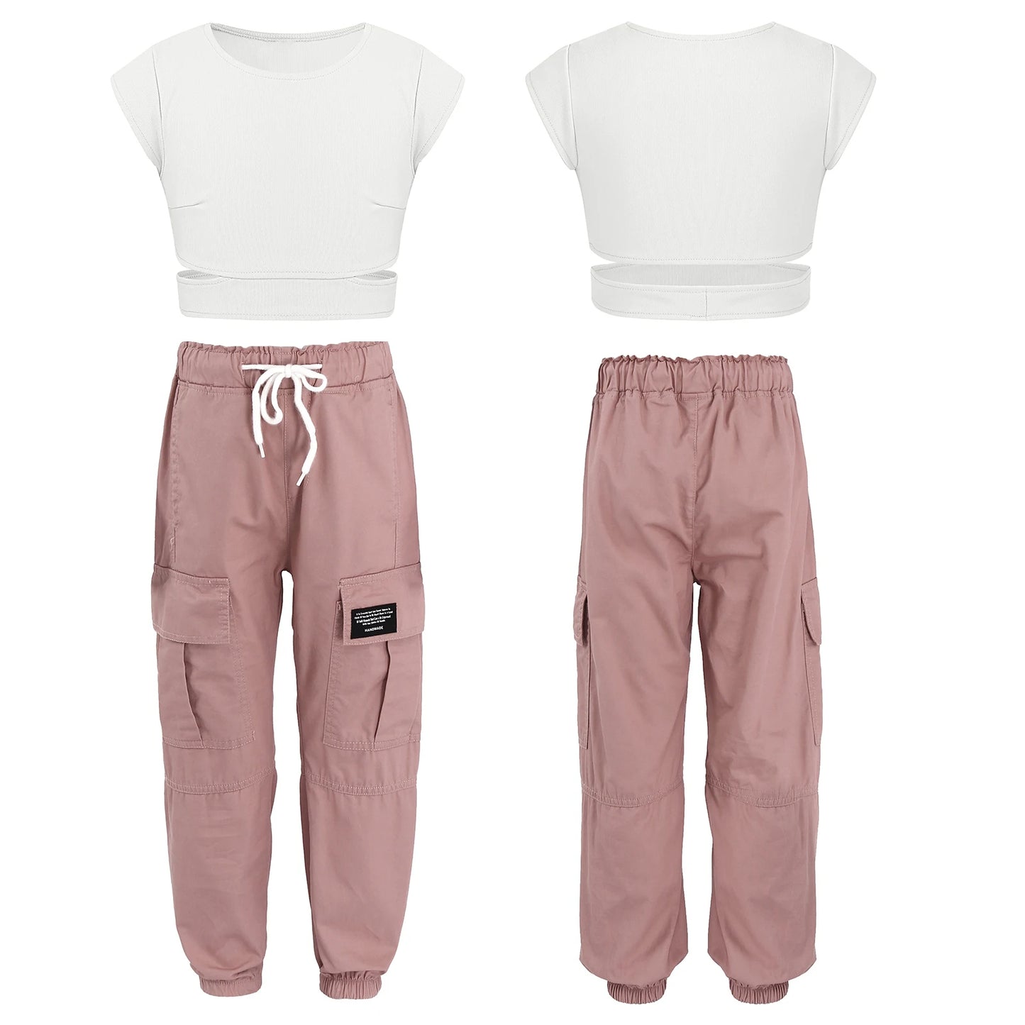 Set für Mädchen | Top & Cargohose