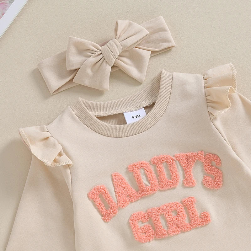 Produktname: Kuschelweicher Baby-Strampler "Daddy's Girl" – Für die kleinen Prinzessinnen