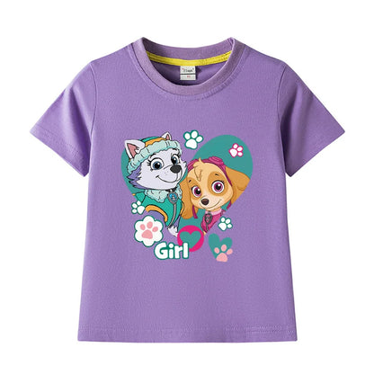 Mädchen T-Shirt in verschiedenen Farben