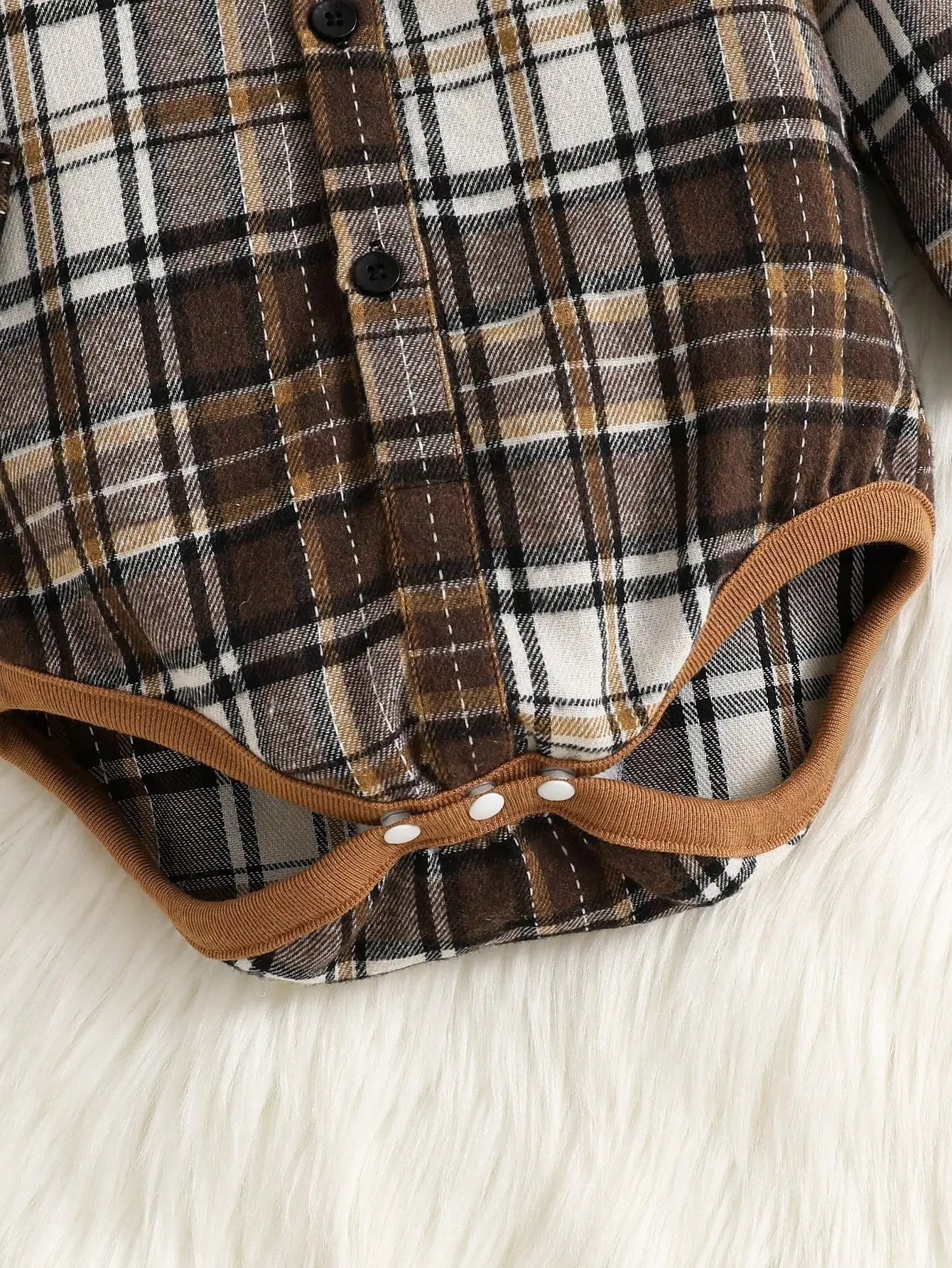 2-teiliges Set für Jungen: Kord-Latzhose & Flanellhemd