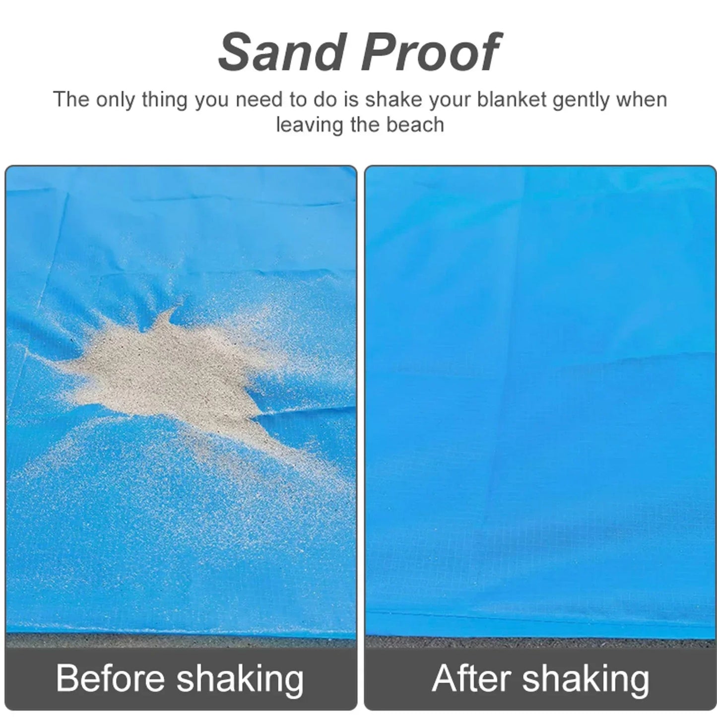 Familien-Stranddecke XXL – Wasserabweisend, Leicht & Vielseitig