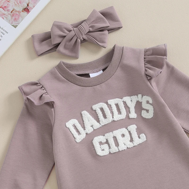 Produktname: Kuschelweicher Baby-Strampler "Daddy's Girl" – Für die kleinen Prinzessinnen