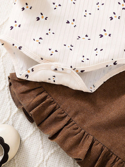 Kuschelweiches Bären-Abenteuer Set | Body & Kleid für Mädchen